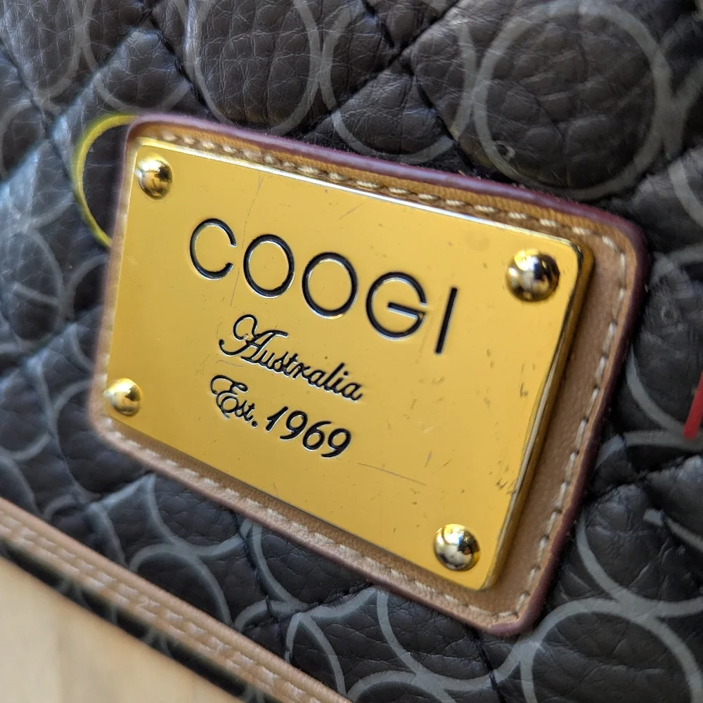 COOGI Leather Tri-fold Multicolor Wallet‎